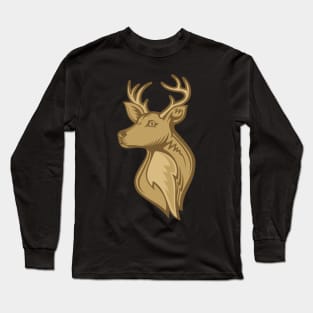 Deer Head Long Sleeve T-Shirt